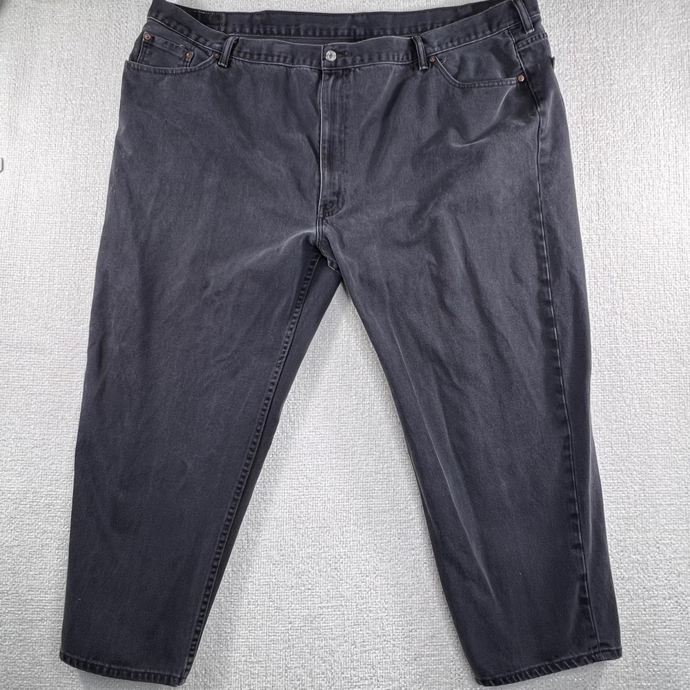 Vintage Y2K Levi's 550 Relaxed Fit Black Jeans W40 L32 Measures 46x30